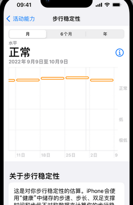 阜新iPhone手机维修如何在iPhone开启'步行稳定性通知'