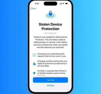 阜新苹果授权维修店分享被盗设备保护功能开启方法 
