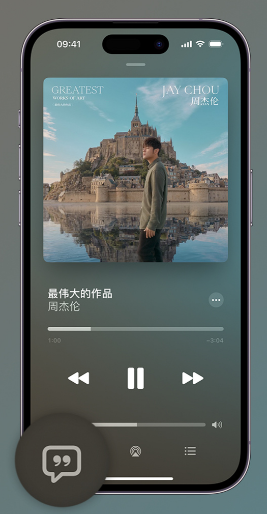 阜新iphone维修分享如何在iPhone上使用Apple Music全新唱歌功能 