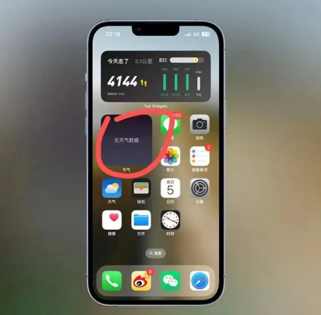 阜新苹果手机维修分享:iOS16主屏幕天气小组件无法正常工作怎么办？ 
